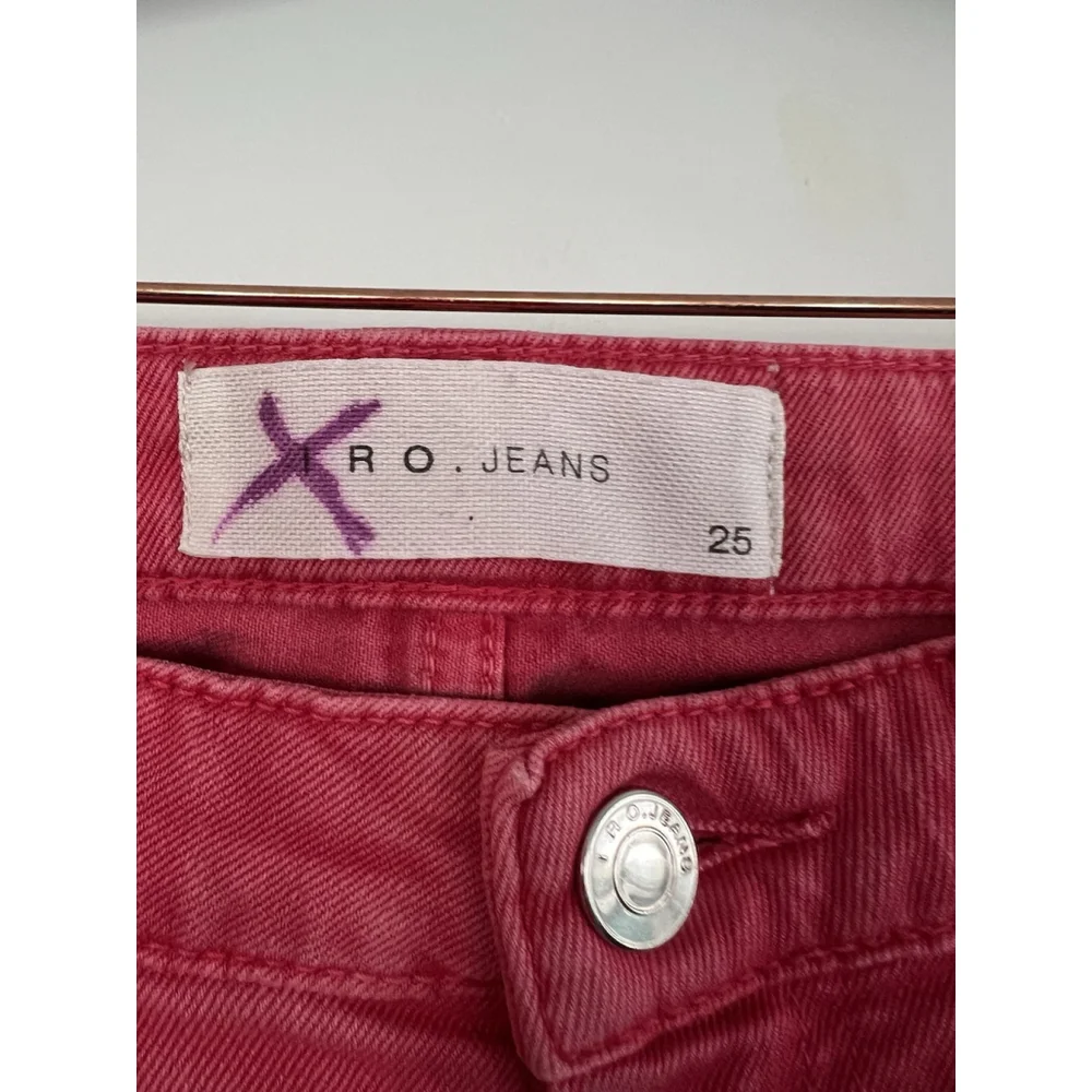 IRO Jeans I.R.O. pink/coral Slim Size 25 low‎ rise skinny Stretch Jeans
